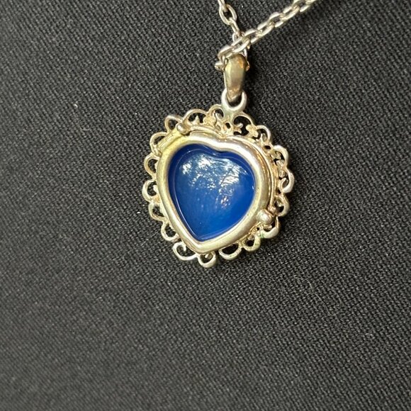 5-in-1 Handmade Sterling Filigree Locket with Exchangeable Stones - Picture 3 of 7